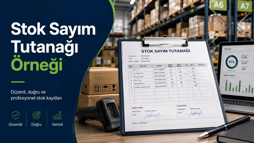 Stok Sayım Tutanağı Örneği